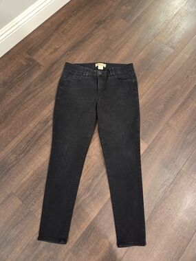 Democracy Washed Black Skinny Jeans for Women